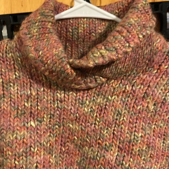 Talbots Wool Crop Sweater Pullover Shawl Collar - Picture 5 of 5